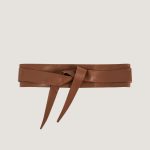 cinturon ancho marron