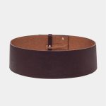 cinturon ancho marron