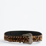 cinturon animal print