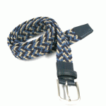 cinturon azul hombre