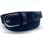 cinturon azul hombre