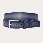 cinturon azul hombre