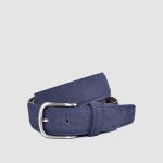cinturon azul hombre