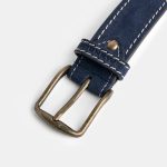 cinturon azul hombre