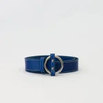 cinturon azul mujer