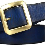 cinturon azul mujer