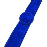 cinturon azul mujer
