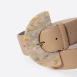 cinturon beige