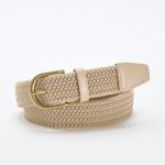 cinturon beige