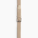 cinturon beige hombre