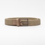 cinturon beige hombre