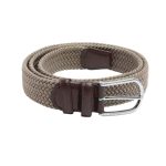 cinturon beige hombre