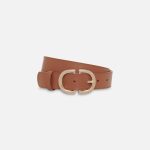 cinturon camel mujer
