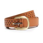 cinturon camel mujer