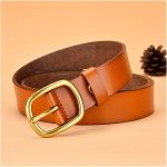 cinturon camel mujer