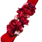 cinturón de flores para vestido