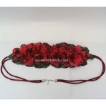 cinturón de flores para vestido