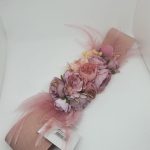 cinturón de flores para vestido