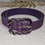 cinturon morado