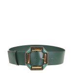 cinturón verde mujer