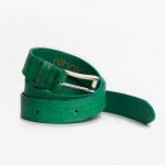 cinturón verde mujer