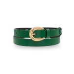cinturón verde mujer