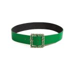 cinturón verde mujer