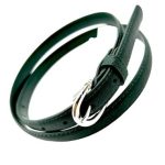 cinturón verde mujer