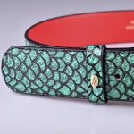 cinturón verde mujer