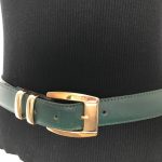 cinturón verde mujer